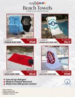 MaxxColor Beach Towels