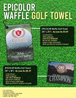 Waffle Golf Towels